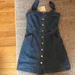 Never worn Micheal Kohrs Demin Mini Dress
